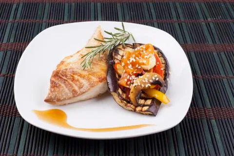 Fish meal Stock Photos