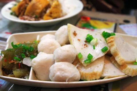 Fish meat ball Stock-Fotos