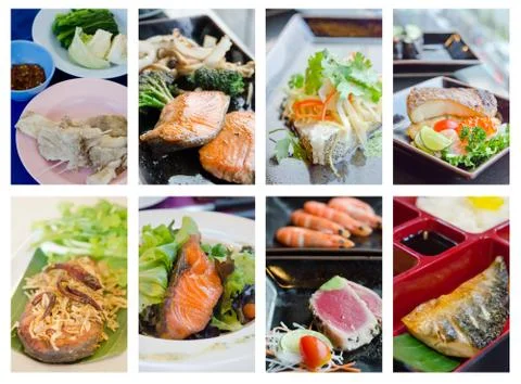 Fish menu Stock Photos