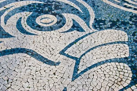 Fish mosaic Stock Photos
