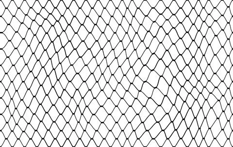 Fish net pattern or fishnet mesh grid background Stock Illustration