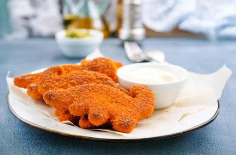 Fish nuggets Stock Photos