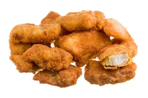 Fish nuggets Stock Photos