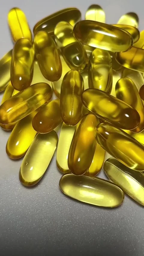 Fish oil-1 Stock Footage 313279369