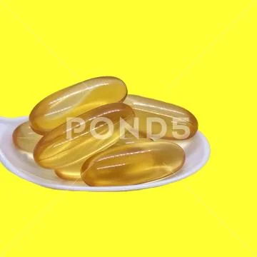 Fish oil 4 Plantilla PSD