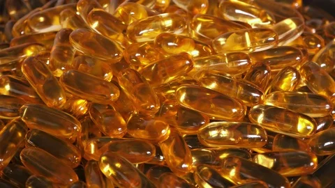 Fish Oil Capsules Stock Footage 102743502