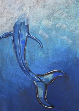 Fish in the okean Stock Illustration