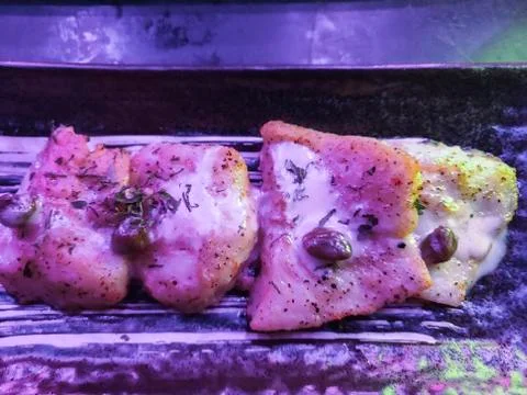 Fish in outside dinner Stock Photos