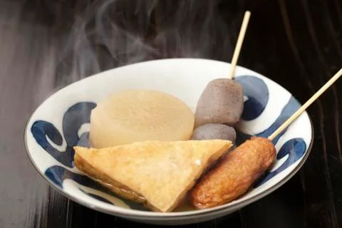 Fish paste with radish Stock Photos