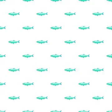Fish pattern, cartoon style 스톡 일러스트