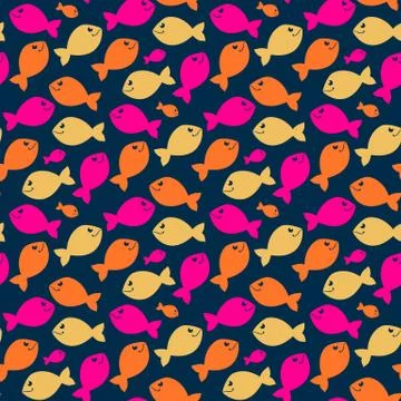 Fish pattern Stock Illustration
