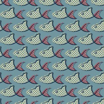 Fish pattern Stock Illustration