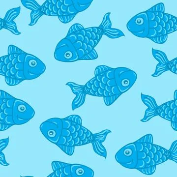 Fish pattern Stock Illustration