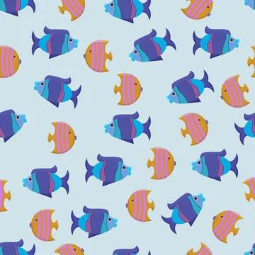 Fish pattern Stock Illustration