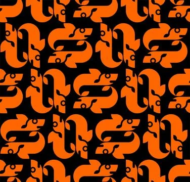 Fish pattern seamless. Fishes background. Marine texture. Ornament of kids .. 스톡 일러스트