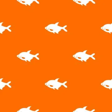 Fish pattern seamless Illustrazione stock