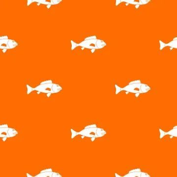 Fish pattern seamless Stock Illustration