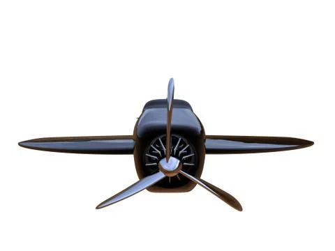 Fish Perspective of Airplane Иллюстрация