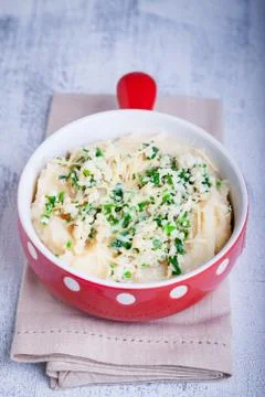 Fish pie with celery root Stock Photos