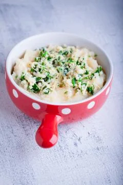 Fish pie with celery root Stock Photos