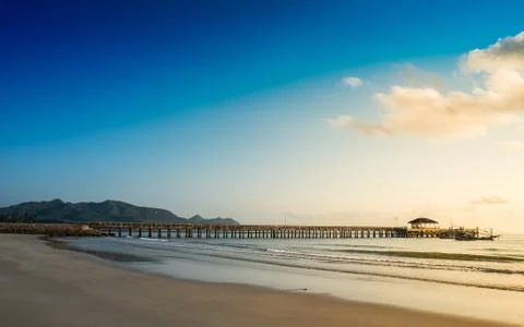 Fish pier Stock Photos