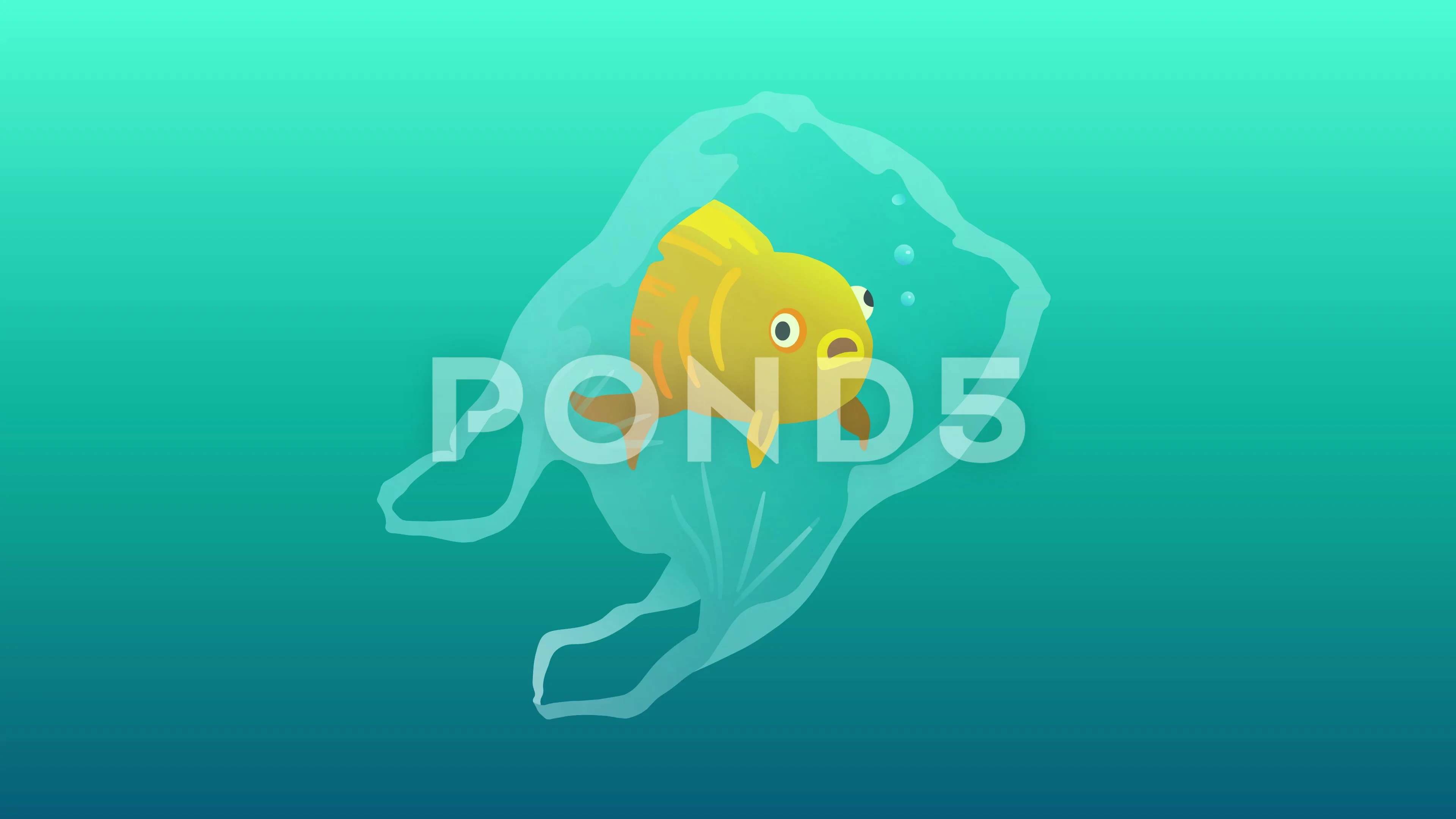 Fish in plastic bag ocean pollution anim... | Stock Video | Pond5