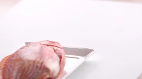 Fish is on the plate 스톡 동영상 22133514