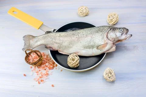 Fish on a plate 写真素材