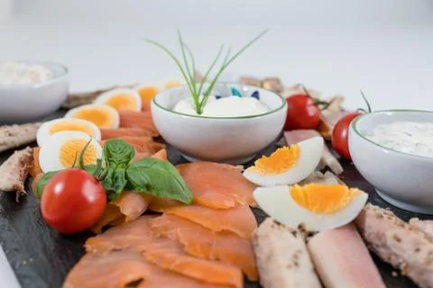 Fish plate Foto stock