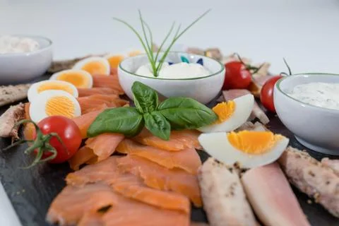 Fish plate Stock Photos
