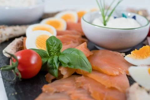 Fish plate Foto stock