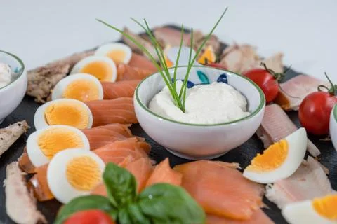 Fish plate Foto stock