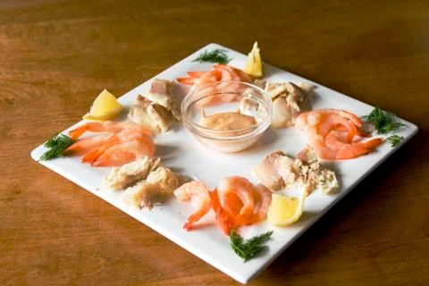 Fish platter Stock Photos
