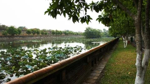 Fish pond Stock Photos
