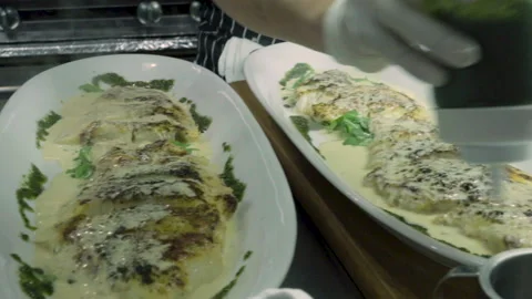 Fish prepare Stock Footage 134854975