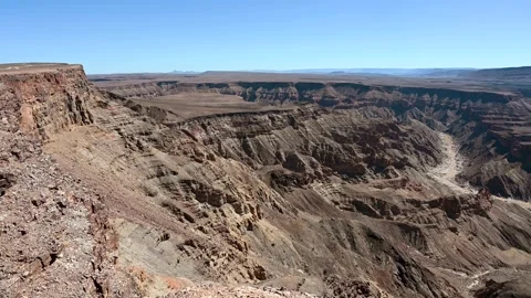 Fish River Canyon Stock Footage 132810603