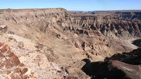 Fish River Canyon Stock Footage 132817636