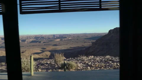 Fish River Canyon in Namibia. Grand Canyon in USA - Arizona, Nevada. Terrace. 库存影片 168773560