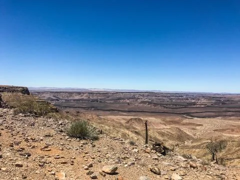 Fish river canyon in Namibia Stock Photos