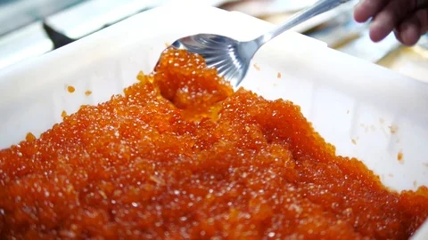 Fish roe Stock Footage 104102093