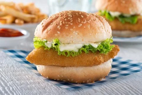 Fish Sandwich Stock Photos