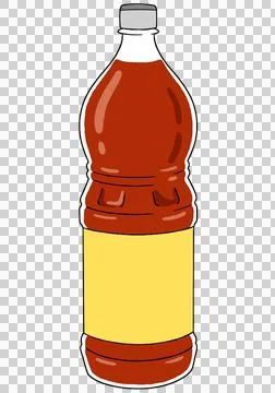 Fish sauce bottle Stock-Illustration