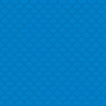 Fish scale. Blue Neutral Seamless Pattern for Modern Design in Flat Style. Stockillustratie