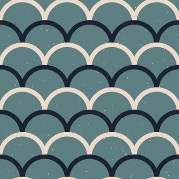 Fish scale japanase seamless pattern vector イラスト素材