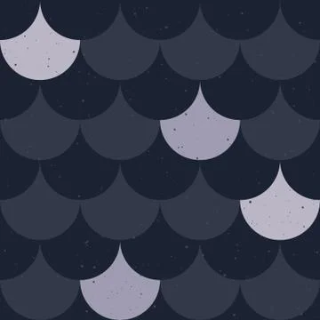 Fish scale japanase seamless pattern vector Stock Illustration