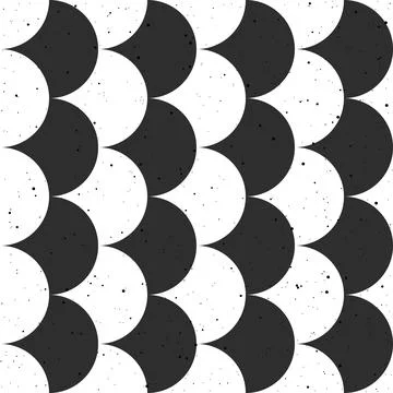 Fish scale japanase seamless pattern Illustrazione stock