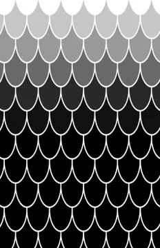 Fish scale motif. Art. Pattern. Background. Illustration Stock Illustration