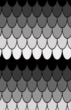 Fish scale motif. Art. Pattern. Background. Illustration Stockillustratie