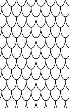 Fish scale motif. Art. Pattern. Background. Illustration Illustrazione stock