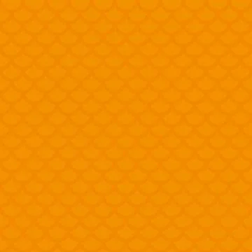 Fish scale. Orange Neutral Seamless Pattern for Modern Design in Flat Style. Illustrazione stock